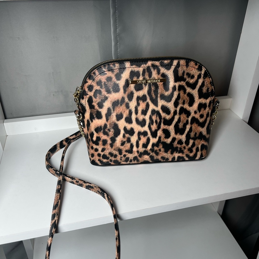 Steve Madden Leopard Print Crossbody Bag